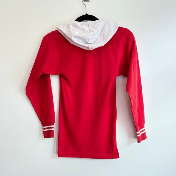 Vintage champion made in the USA red sweatshirt hooded classic 6y Slim Torso - Picture 7 of 7